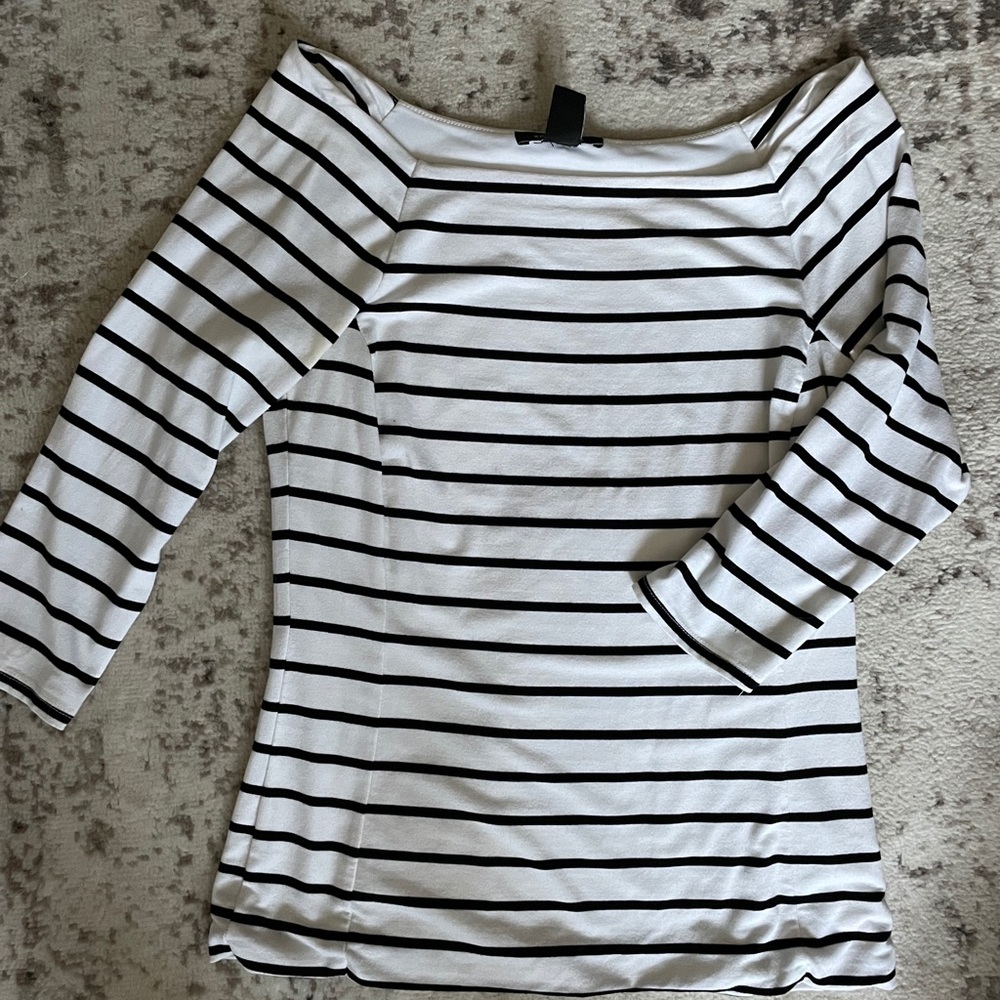 White House black market off shoulder top